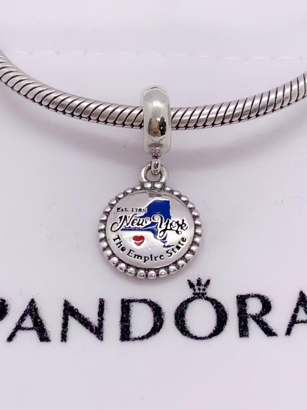 Pandora New York The Empire State Map Exclusive Charm Pendant
